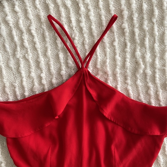 Monteau Red Halter Top - Picture 4 of 6